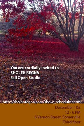 Sholeh Regna Fall Open Studio