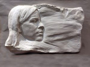 Portrait Relief by Sholeh Regna