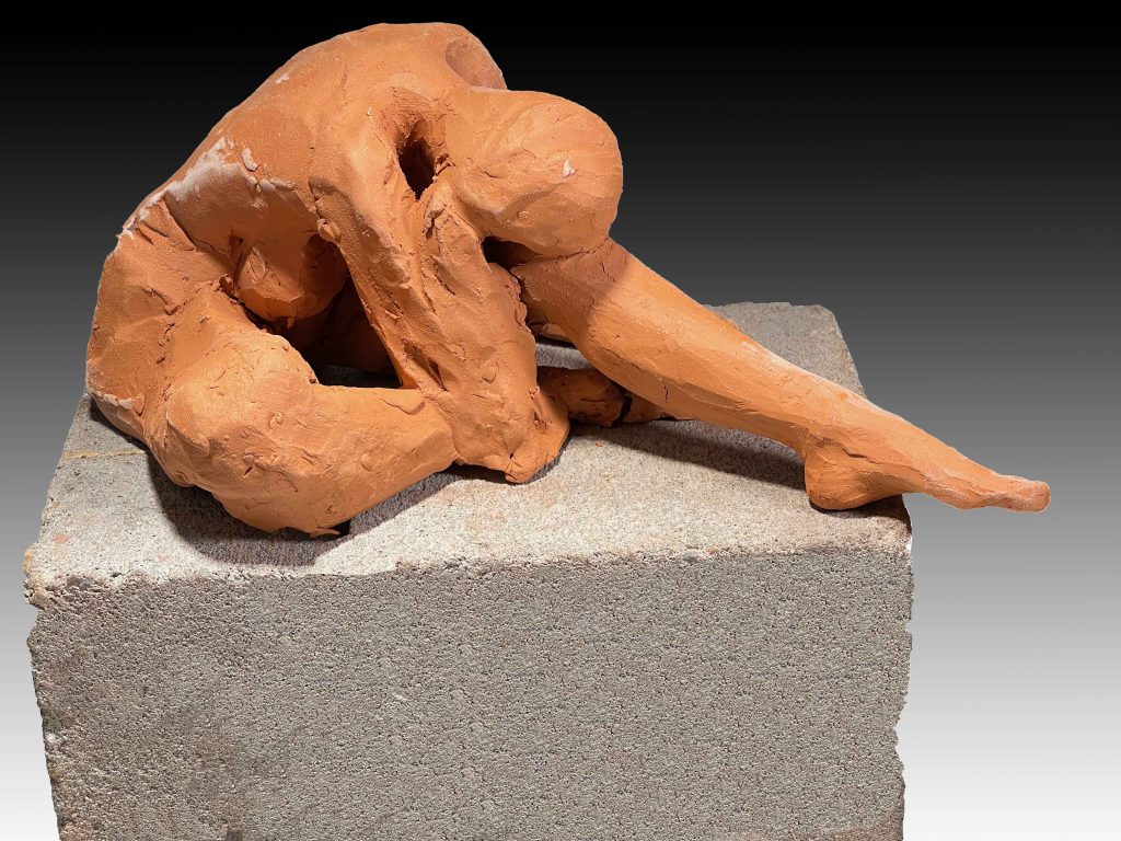Ceramic Figure, Sholeh Regna Sculpture