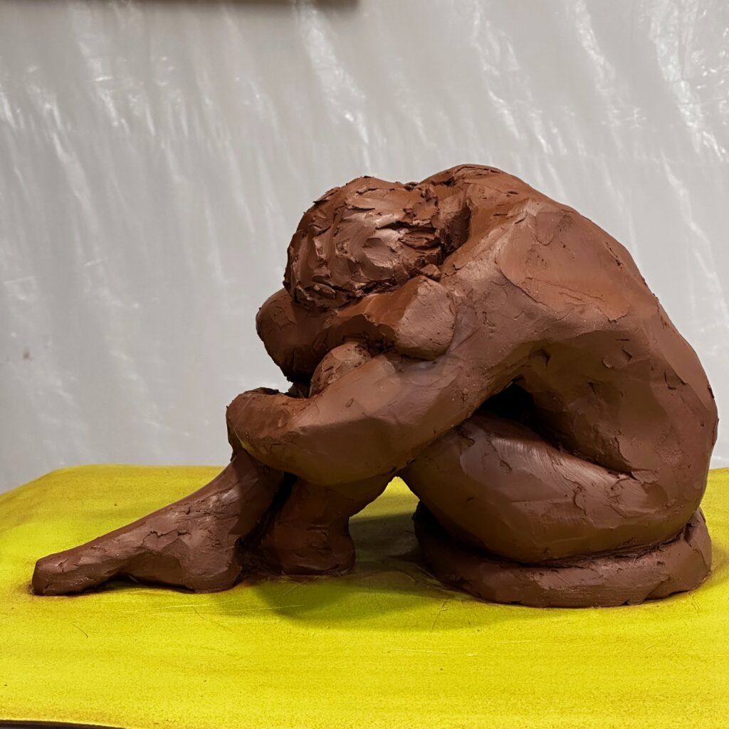 Winifred Stopps, Seated Figure sculpture